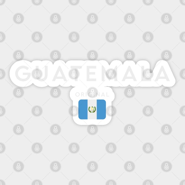Guatemala flag, Guatemalan flag Sticker by eka123